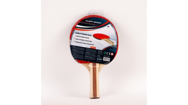 Alert Sport 2 Sterren Tafeltennis Batje Hout/Rubber