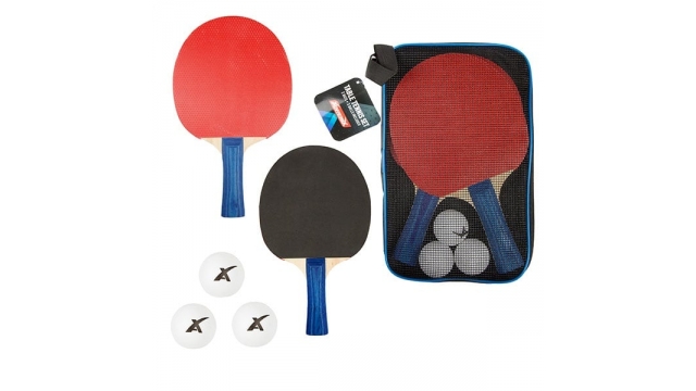 Ardenix Tafeltennisset 2x Batje en 3x Bal in Tas