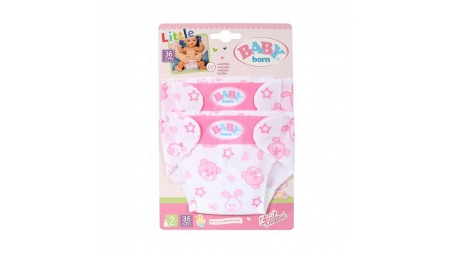 Baby Born Little Luiers 2 Stuks Roze/Wit