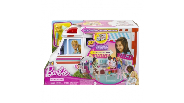 Barbie Ambulance + Licht en Geluid