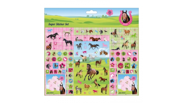 Stickerset Paarden 500+