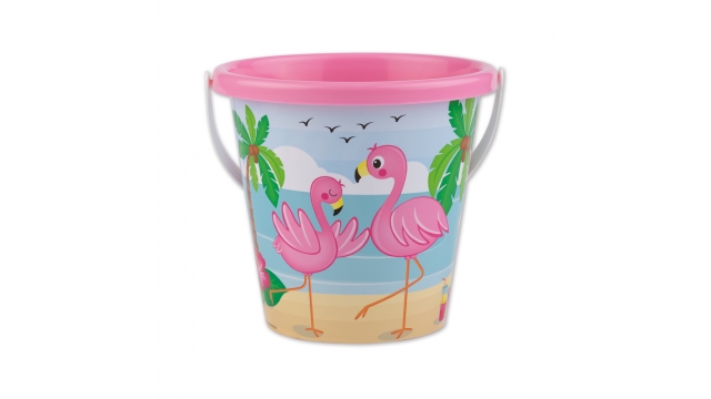 Emmer met Flamingo Print 17 cm