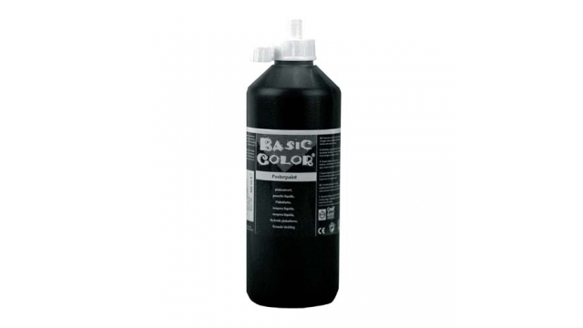 Plakkaatverf Zwart 500 Ml