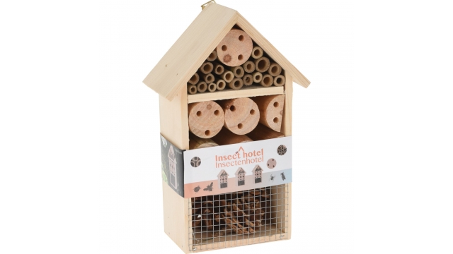 Houten Insectenhotel 15x9x25 cm