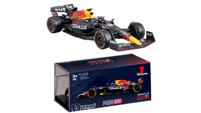 Bburago Red Bull Max Verstappen RB18 Formule 1 Seizoen 2022