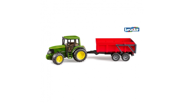 Bruder 02057 John Deere 6920 Tractor met Aanhanger 1:16