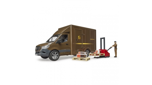 Bruder 02678 Mercedes Benz Sprinter UPS + Figuur en Accessoires