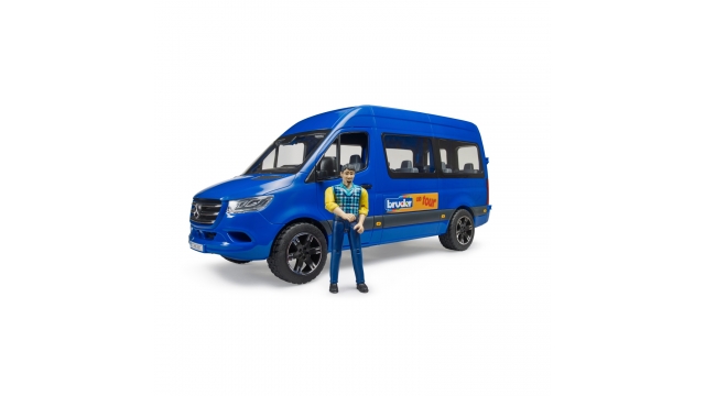 Bruder 02681 MB Sprinter Busje + BWorld Figuur