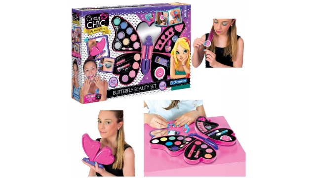 Clementoni Crazy Chic Butterfly Beautyset Make-Up Koffer