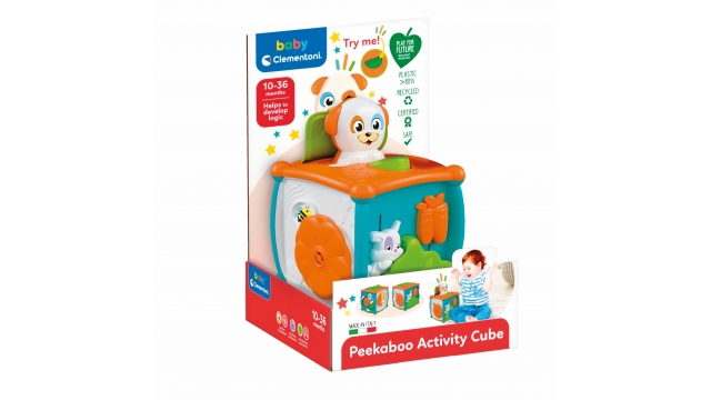 Clementoni Baby Peekaboo Activity Cube