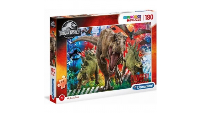 Clementoni Supercolor Puzzel Jurassic World 180 Stukjes