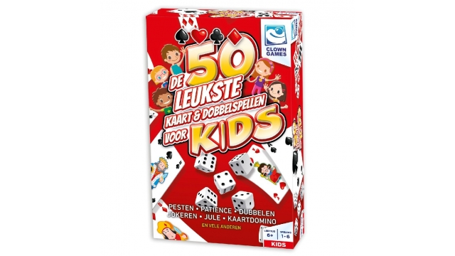 Clown Games Kids 50 Kaart&Dobbel Spellen