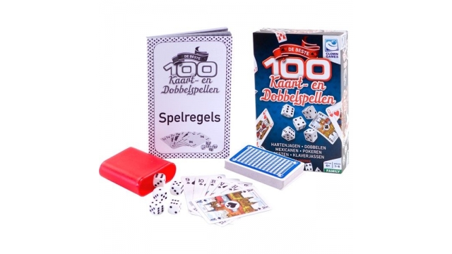 Clown Games 100 Kaart & Dobbel Spellen