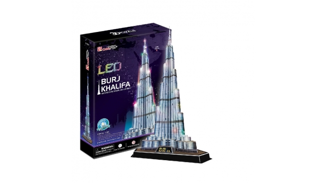 Cubic Fun 3D LED Puzzel Burj Khalifa 136 Stukjes