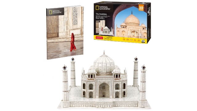 Cubic Fun National Geographic 3D Puzzel Taj Mahal 87 Stukjes