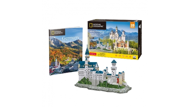 Cubic Fun National Geographic 3D Puzzel Neuschwanstein 121 Stukjes