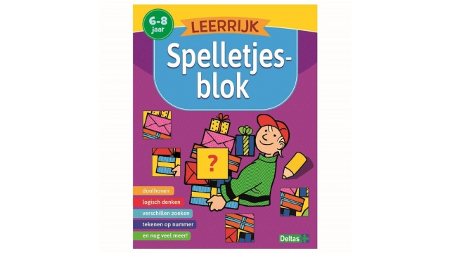 Deltas Leerrijk Spelletjesblok 6-8 Jaar