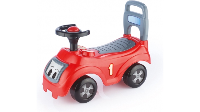 Dolu Sit & Ride Rood/Zwart Loopauto