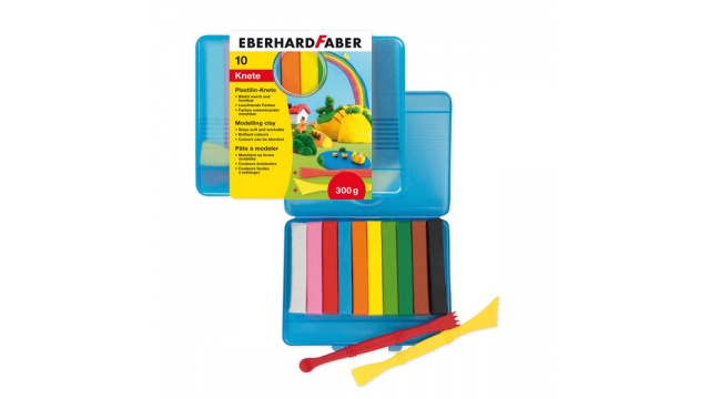 Eberhard Faber EF-572010 Boetseerklei 10 Kleuren In Bewaardoos