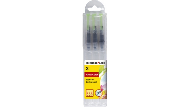 Eberhard Faber EF-579925 Waterpenseel Set 3 Maten S, M, L