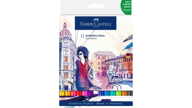 Faber Castell FC-164624 Goldfaber Duo Aquarelmarkers 24 Stuks