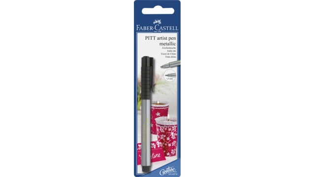 Faber Castell FC-167398 Tekenstift Pitt Artist Pen 251 Zilver