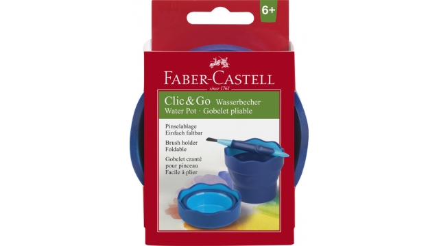 Faber Castell FC-181510 Watercup Clic&Go Blauw