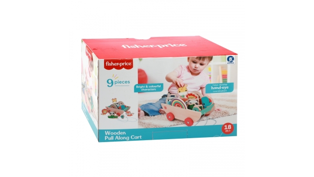 Fisher Price Houten Trekkar met Dieren