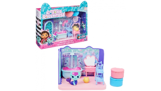 Gabby's Dollhouse Mercats Primp and Pamper Badroom