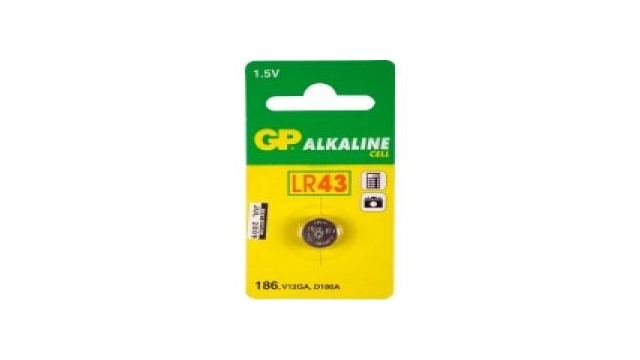 GP Batteries Knoopcel LR43 alkaline 1.5V