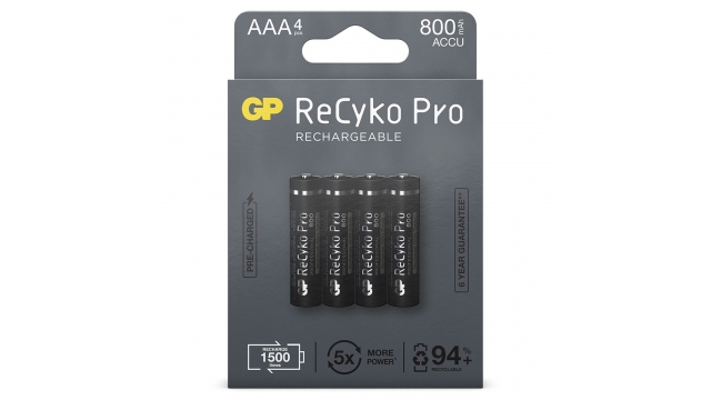 GP Recyko Gp Oplaadbaar Batterij Pro Aaa A4 800mah