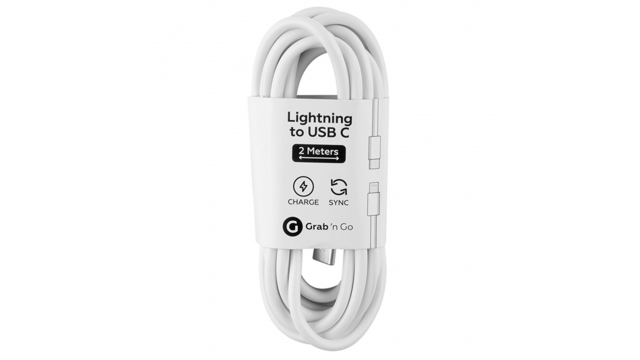 GrabNGo Gng Laadk.usb-c>lightn.2m Wit