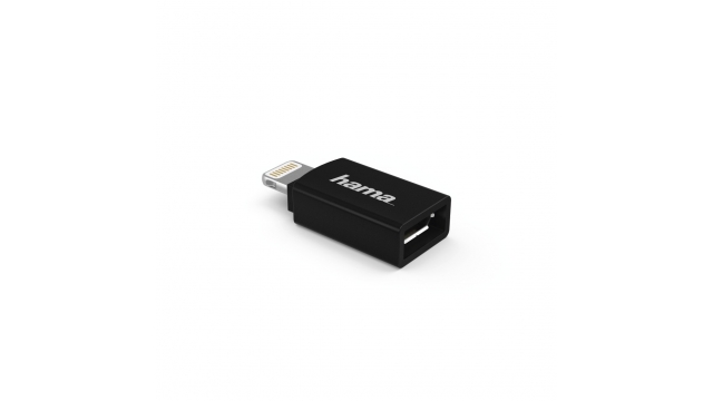 Hama Micro-USB-adapter Naar Apple Lightning-stekker MFI Zwart