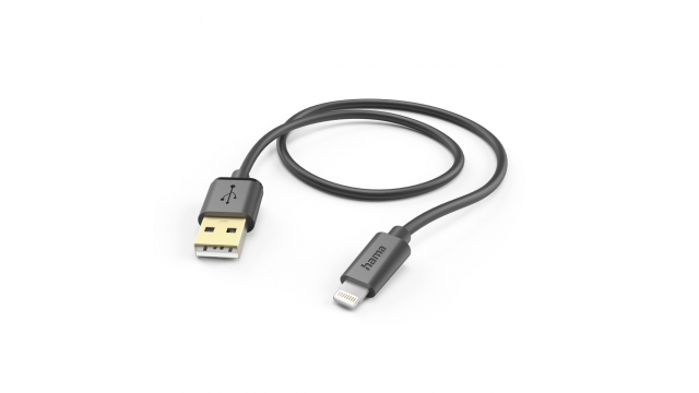 Hama Oplaadkabel USB-A - Lightning 1,5 M Zwart