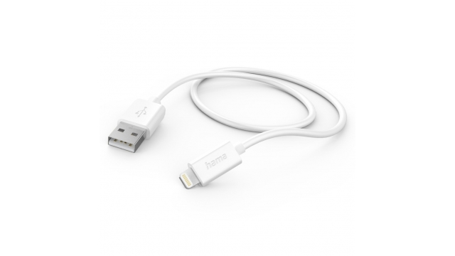 Hama Oplaadkabel USB-A - Lightning 1 M Wit