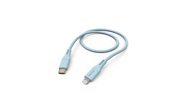 Hama Oplaadkabel Flexible USB-C - Lightning 1,5 M Silicone Blauw