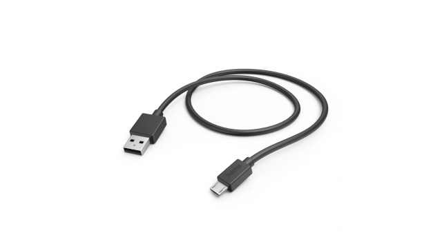 Hama Oplaadkabel USB-A - Micro-USB 1 M Zwart