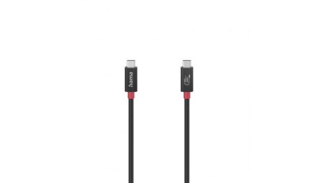 Hama USB-C-kabel E-Marker USB4 Gen3 40 Gbit/s 5 A 240 W 1,00 M