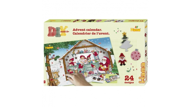 Hama Strijkkralen DIY Midi Adventkalender 5000 Stuks