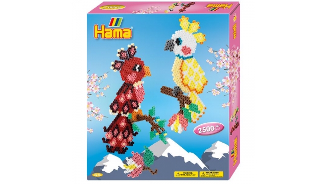 Hama Strijkkralen Papegaaien 2500 Stuks Multicolor