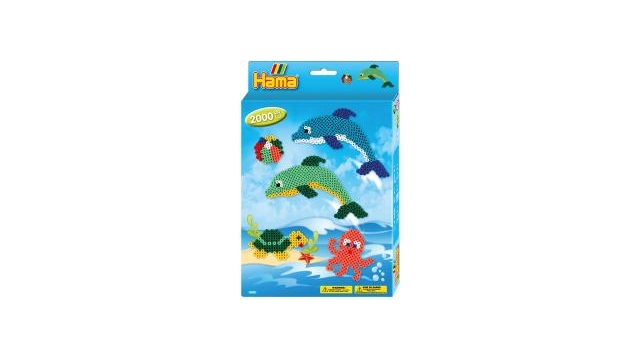 Hama Dolphins Strijkkralen 2000 stuks