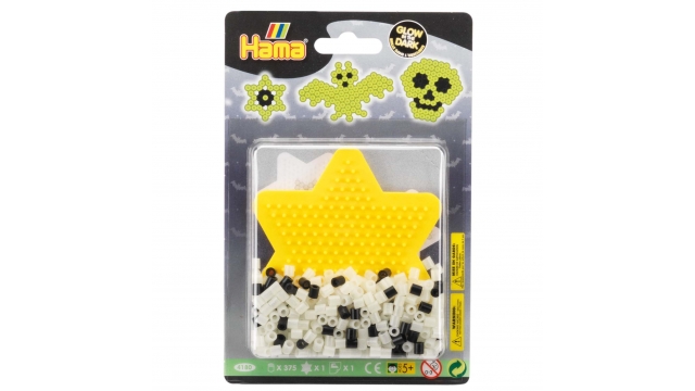 Hama Strijkkralen Glow In The Dark Set 375 Stuks