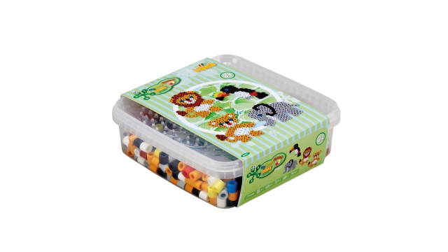 Hama Maxi Strijkkralen Jungle Dieren 600 Stuks