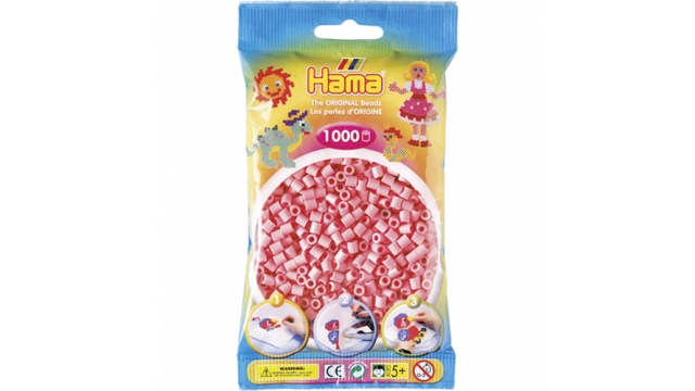 Hama Strijkkralen Hama 1000 Stuks Roze