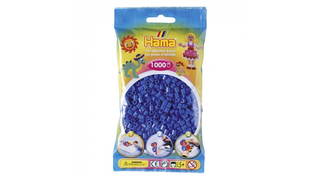 Hama Strijkkralen Blauw 1000 Stuks