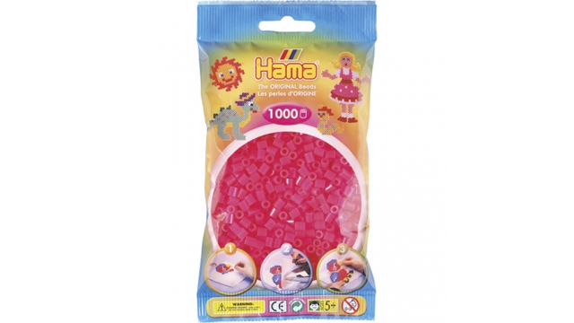 Hama Strijkkralen Hama 1000 Stuks Fuchsia