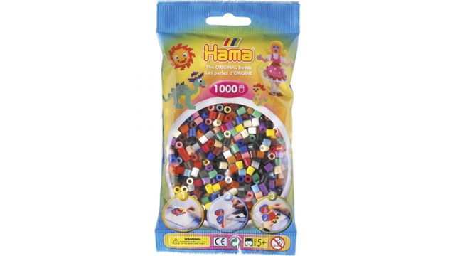 Hama Strijkkralen Kleuren Mix 1000 Stuks