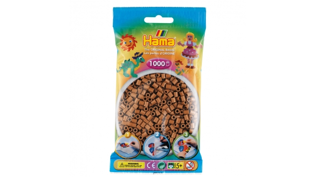 Hama Strijkkralen Nougat Bruin 1000 Stuks