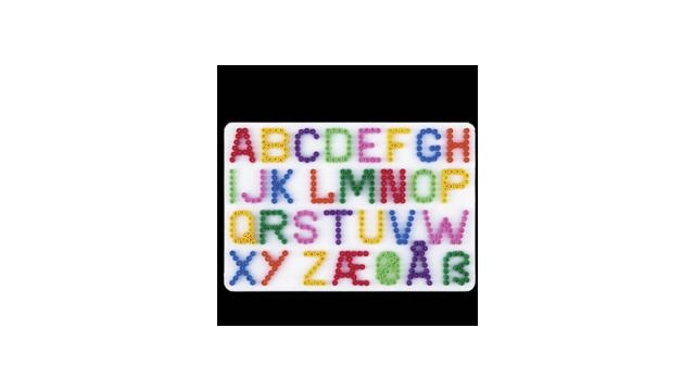 Hama Strijkkralen Grondplaat Letters Wit