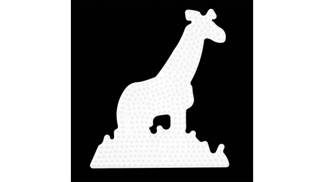 Hama Strijkkralen Grondplaat Giraffe Wit